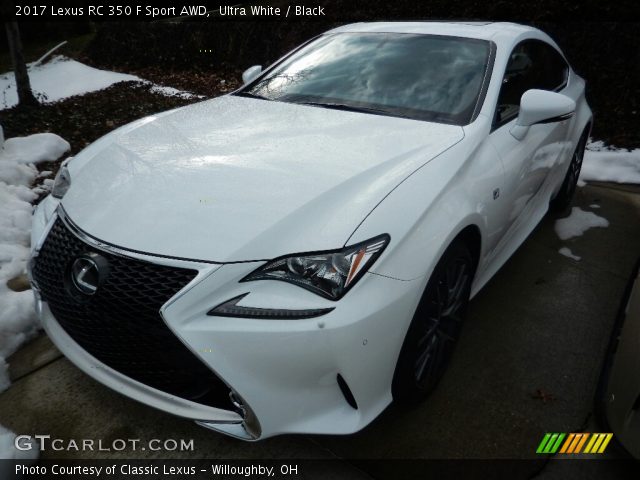 2017 Lexus RC 350 F Sport AWD in Ultra White