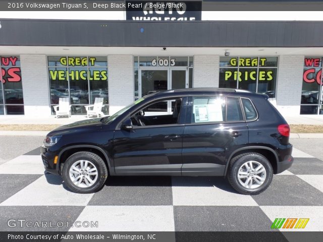 2016 Volkswagen Tiguan S in Deep Black Pearl