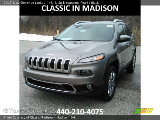 2017 Jeep Cherokee Limited 4x4 in Light Brownstone Pearl