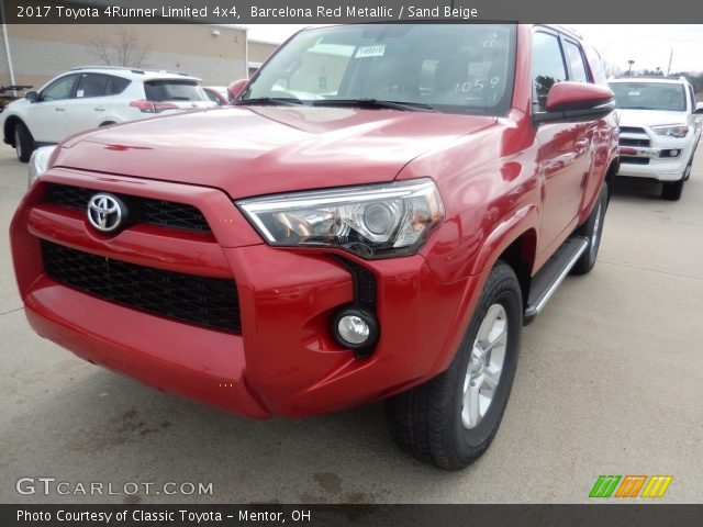 2017 Toyota 4Runner Limited 4x4 in Barcelona Red Metallic