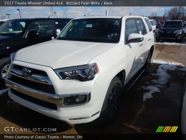 2017 Toyota 4Runner Limited 4x4 in Blizzard Pearl White