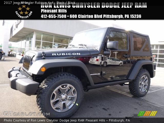 2017 Jeep Wrangler Rubicon 4x4 in Black