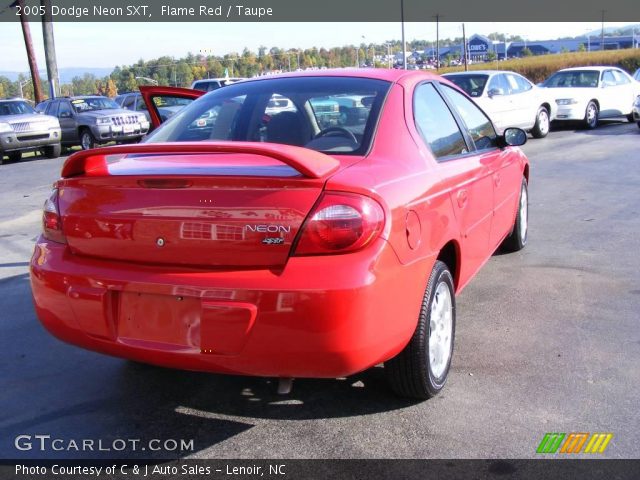 2005 Dodge Neon SXT in Flame Red