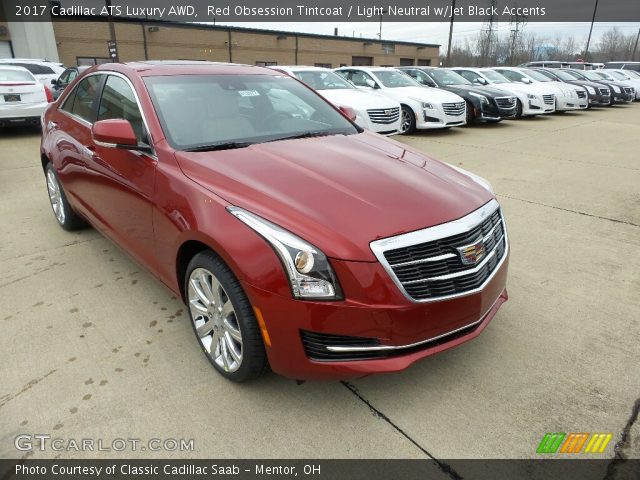 2017 Cadillac ATS Luxury AWD in Red Obsession Tintcoat