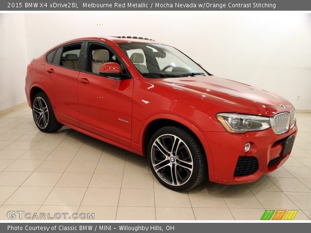 2015 BMW X4 xDrive28i in Melbourne Red Metallic