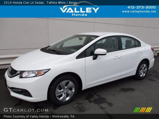 2014 Honda Civic LX Sedan in Taffeta White