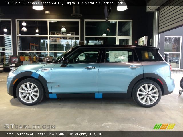 2017 Mini Clubman Cooper S ALL4 in Digital Blue Metallic