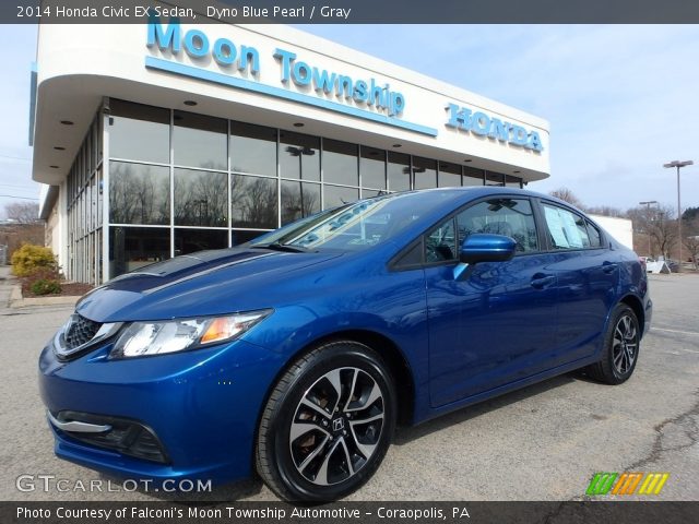 2014 Honda Civic EX Sedan in Dyno Blue Pearl