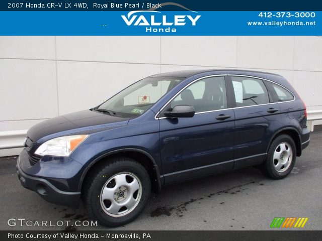 2007 Honda CR-V LX 4WD in Royal Blue Pearl