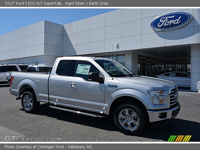 2017 Ford F150 XLT SuperCab in Ingot Silver