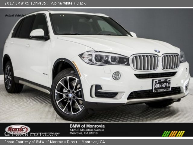 2017 BMW X5 sDrive35i in Alpine White