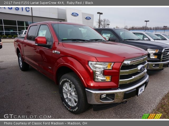 2017 Ford F150 Lariat SuperCrew 4X4 in Ruby Red