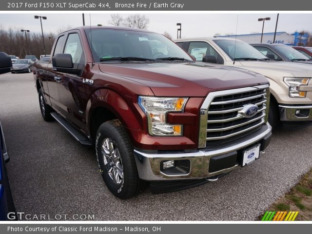 2017 Ford F150 XLT SuperCab 4x4 in Bronze Fire