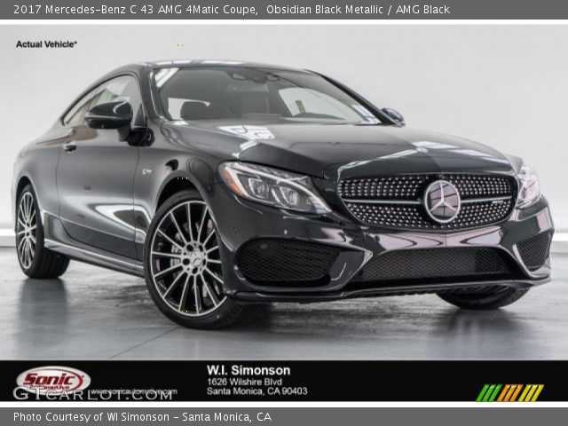 2017 Mercedes-Benz C 43 AMG 4Matic Coupe in Obsidian Black Metallic