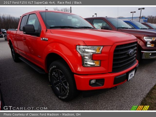 2017 Ford F150 XLT SuperCab 4x4 in Race Red