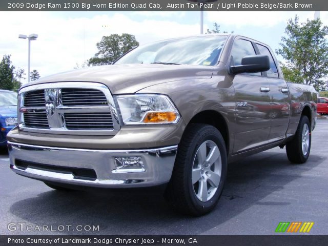 2009 Dodge Ram 1500 Big Horn Edition Quad Cab in Austin Tan Pearl