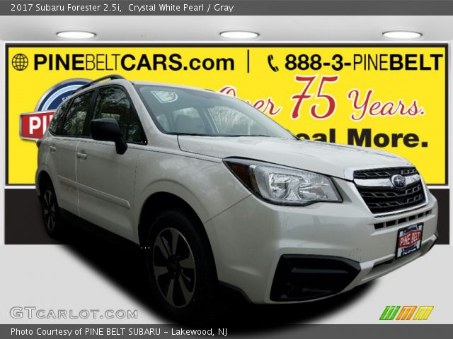 2017 Subaru Forester 2.5i in Crystal White Pearl
