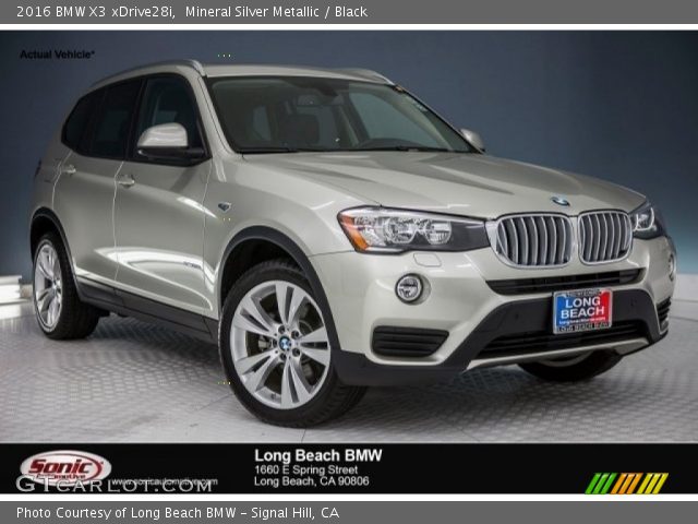 2016 BMW X3 xDrive28i in Mineral Silver Metallic
