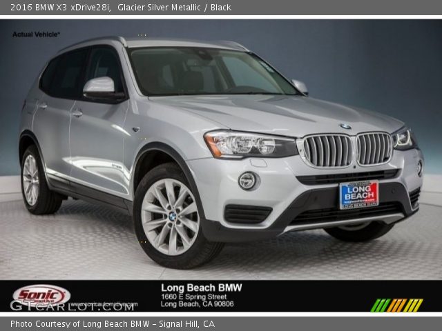 2016 BMW X3 xDrive28i in Glacier Silver Metallic