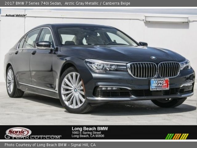2017 BMW 7 Series 740i Sedan in Arctic Gray Metallic