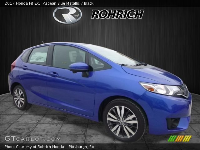 2017 Honda Fit EX in Aegean Blue Metallic