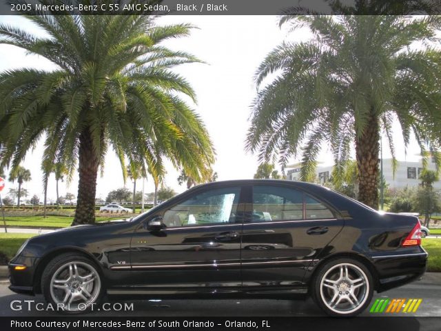 2005 Mercedes-Benz C 55 AMG Sedan in Black