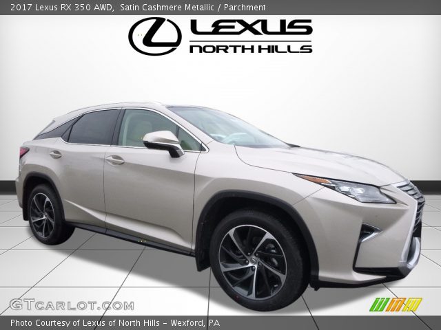 2017 Lexus RX 350 AWD in Satin Cashmere Metallic