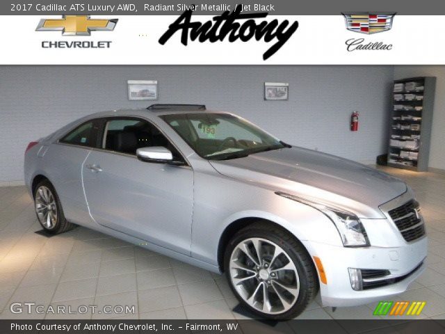 2017 Cadillac ATS Luxury AWD in Radiant Silver Metallic