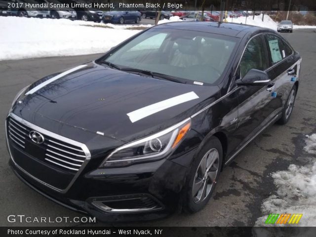 2017 Hyundai Sonata Limited Hybrid in Phantom Black