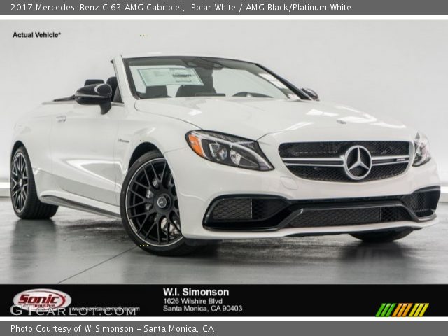 2017 Mercedes-Benz C 63 AMG Cabriolet in Polar White
