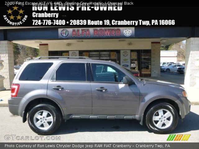 2010 Ford Escape XLT V6 4WD in Sterling Grey Metallic