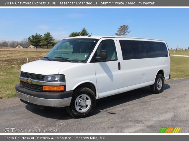 2014 Chevrolet Express 3500 Passenger Extended LT in Summit White