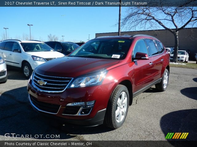 2017 Chevrolet Traverse LT in Siren Red Tintcoat