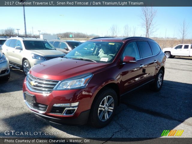 2017 Chevrolet Traverse LT in Siren Red Tintcoat