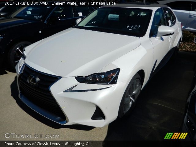 2017 Lexus IS 300 AWD in Eminent White Pearl