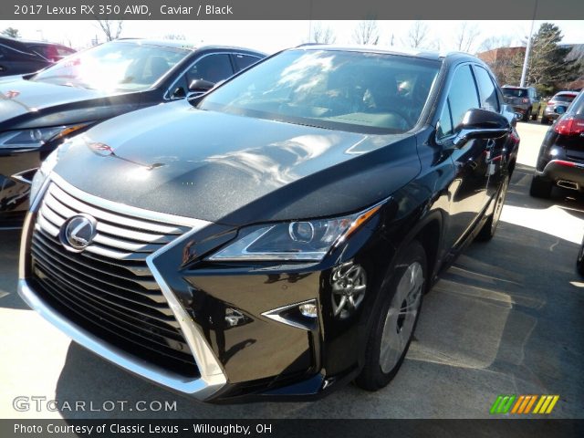 2017 Lexus RX 350 AWD in Caviar