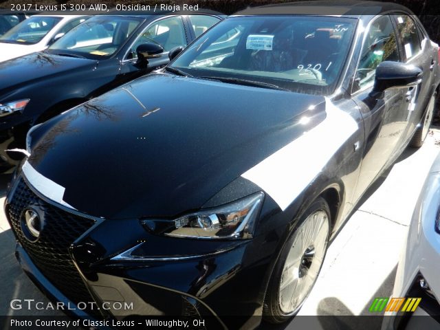 2017 Lexus IS 300 AWD in Obsidian