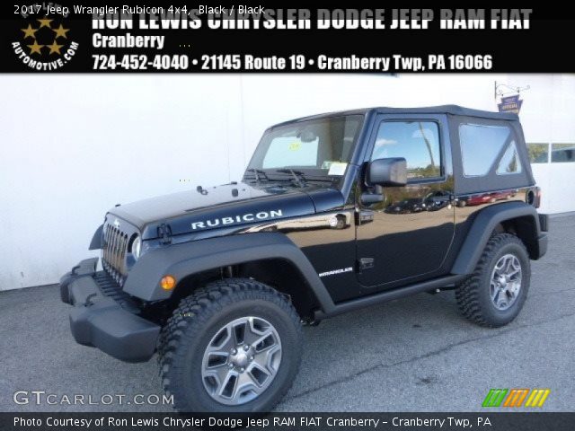 2017 Jeep Wrangler Rubicon 4x4 in Black