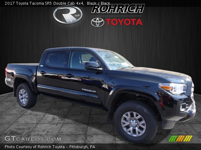 2017 Toyota Tacoma SR5 Double Cab 4x4 in Black