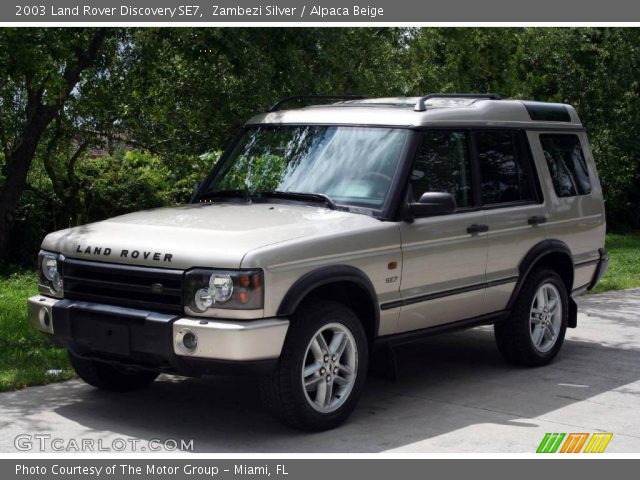 2003 Land Rover Discovery SE7 in Zambezi Silver