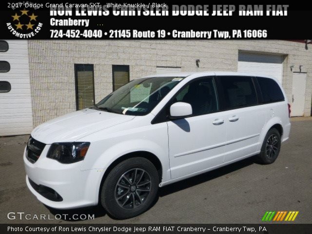 2017 Dodge Grand Caravan SXT in White Knuckle