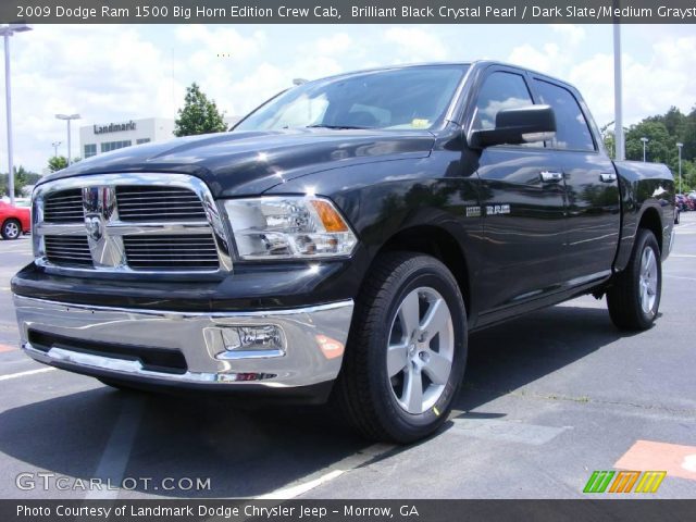 2009 Dodge Ram 1500 Big Horn Edition Crew Cab in Brilliant Black Crystal Pearl