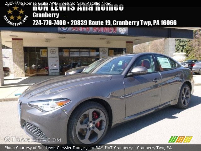 2017 Alfa Romeo Giulia AWD in Vesuvio Gray Metallic