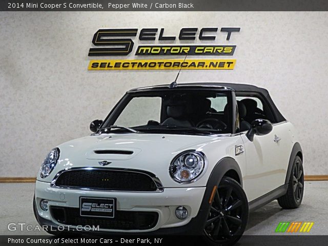 2014 Mini Cooper S Convertible in Pepper White