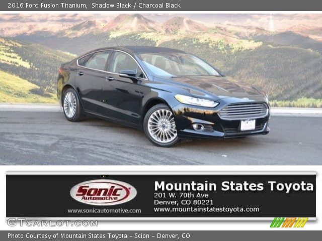 2016 Ford Fusion Titanium in Shadow Black