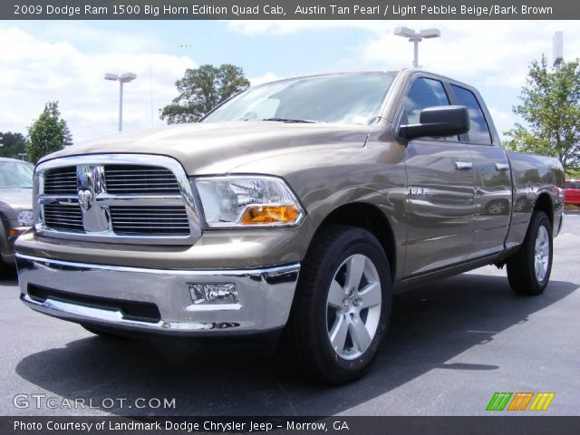 2009 Dodge Ram 1500 Big Horn Edition Quad Cab in Austin Tan Pearl