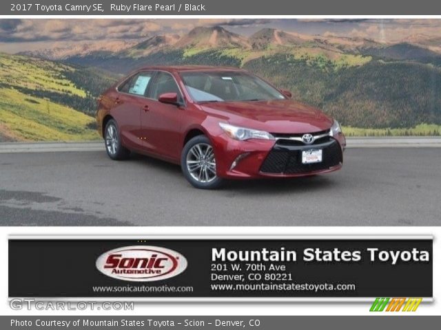 2017 Toyota Camry SE in Ruby Flare Pearl