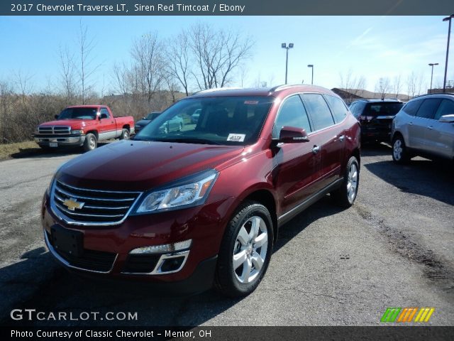 2017 Chevrolet Traverse LT in Siren Red Tintcoat