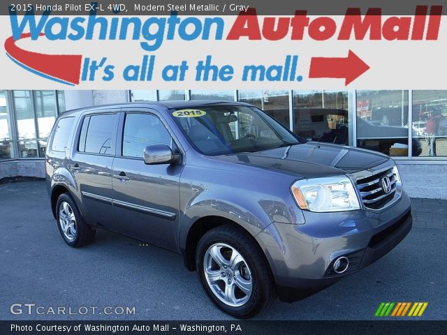 2015 Honda Pilot EX-L 4WD in Modern Steel Metallic