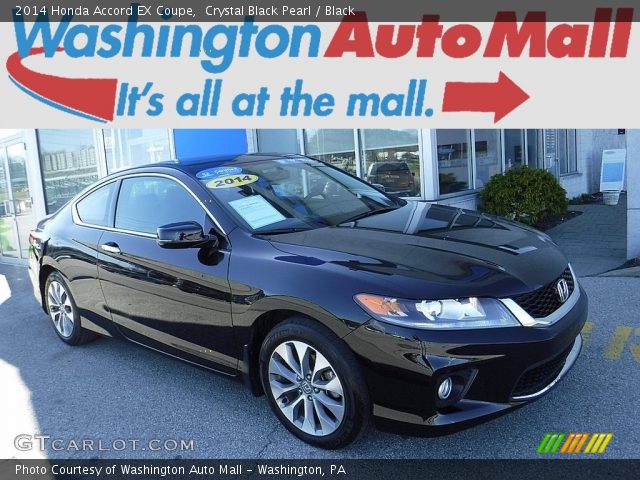 2014 Honda Accord EX Coupe in Crystal Black Pearl